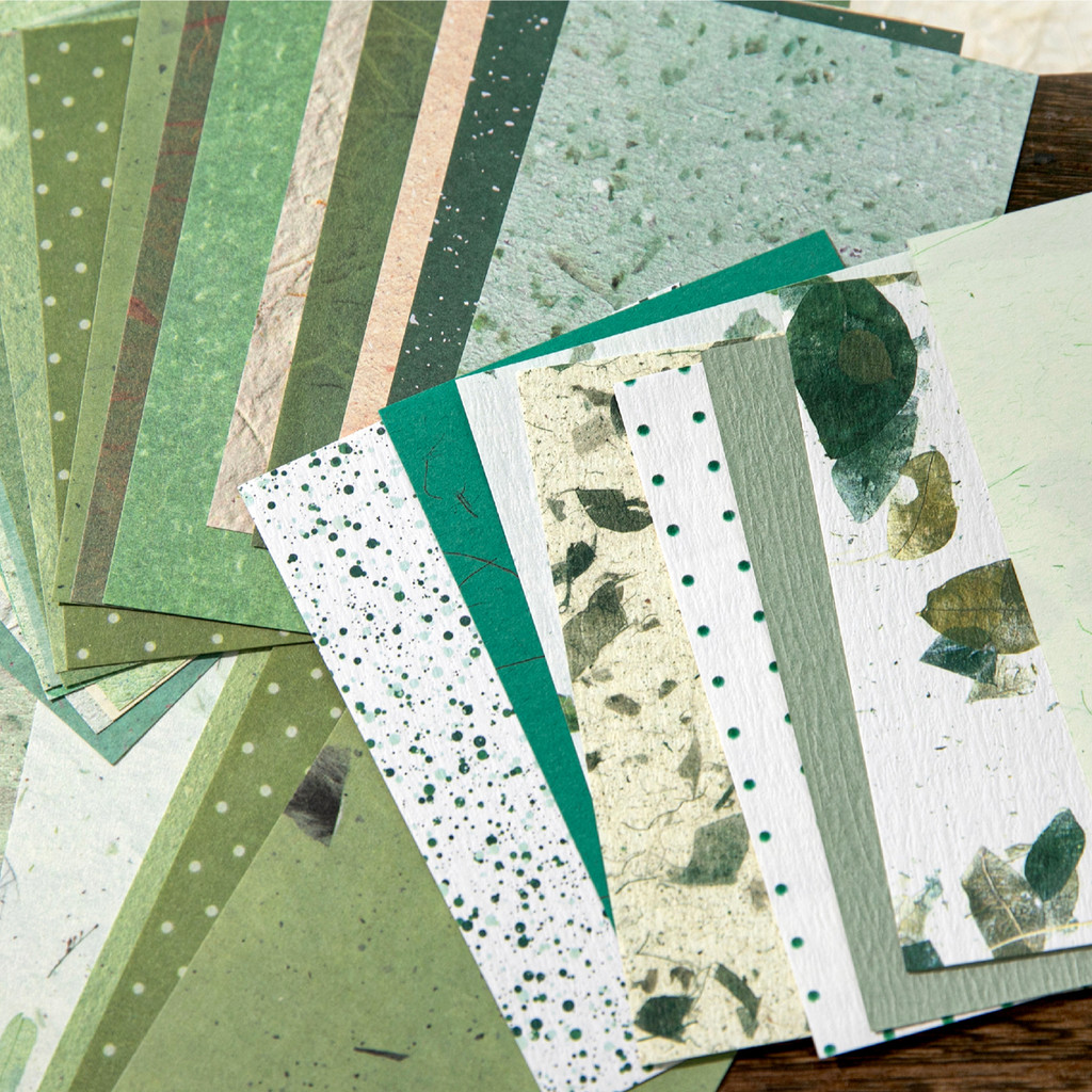 Vintage Junk Journal Scrapbooking Paper - 50 Lembar Kertas Bahan Vintage untuk