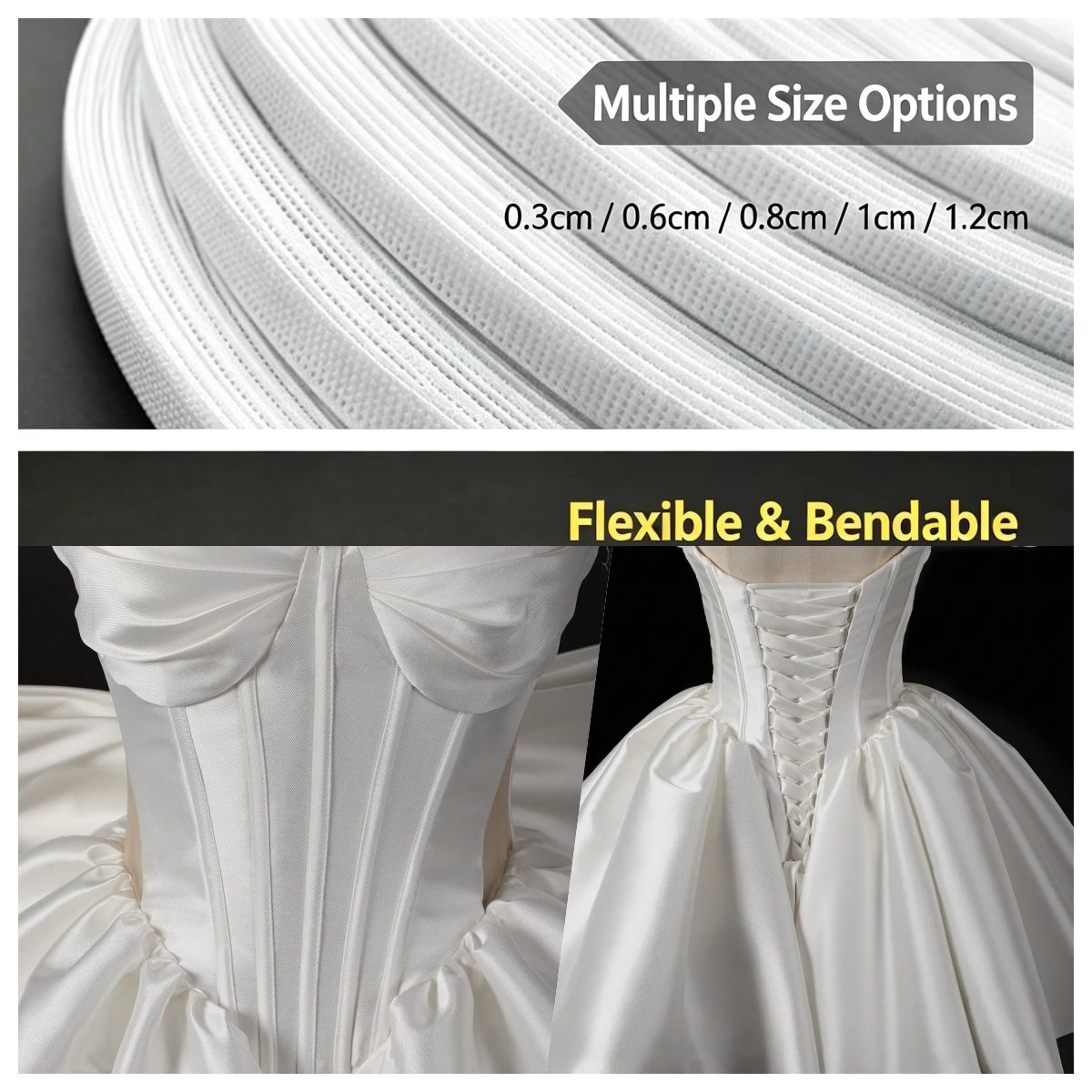 Sewing - Roll Polyester Fish Boning Corset 50~200
