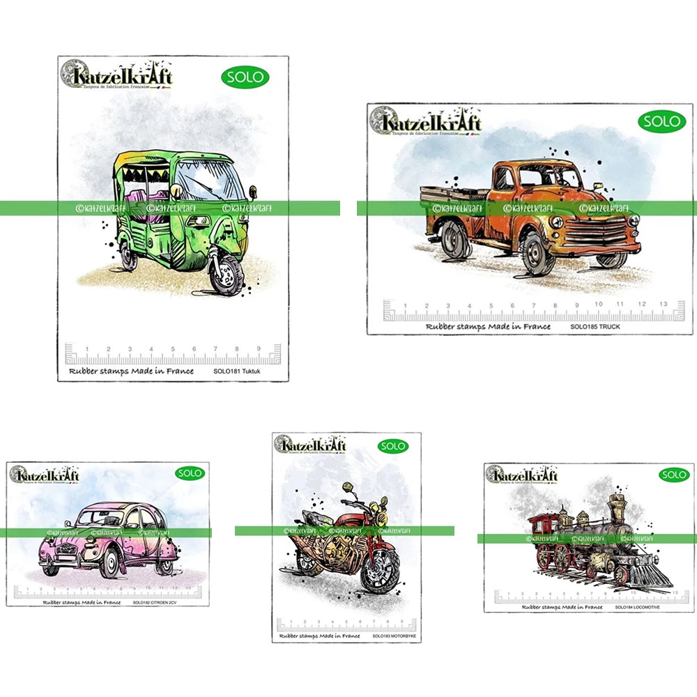 Clear Silicone Stamps For Card Making - Stempel silikon bening kereta dan truk