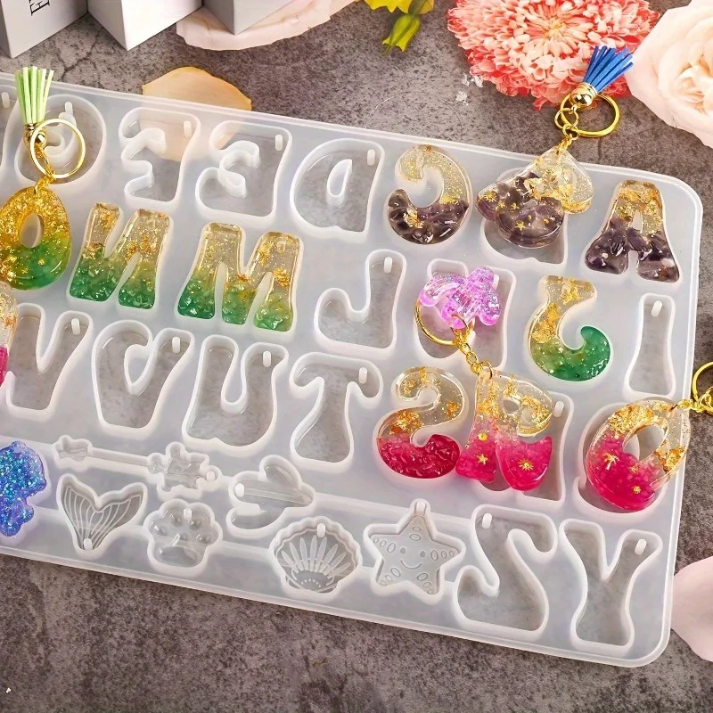 Silicone Epoxy Resin Molds Set - Set Cetakan Pengecoran Resin Silikon dengan