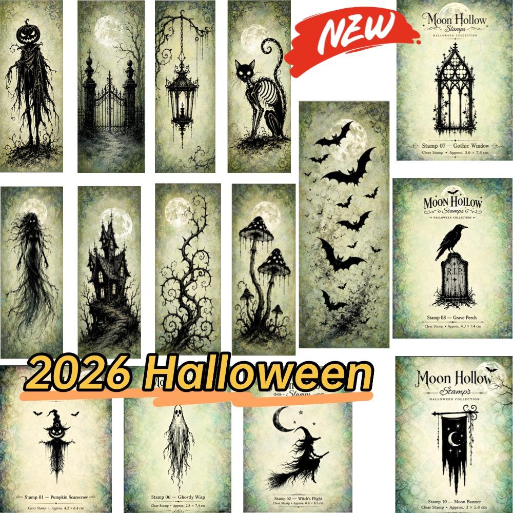 Clear Silicone Stamps For Card Making - Cetakan Logam Koleksi Capsule Holiday Borders