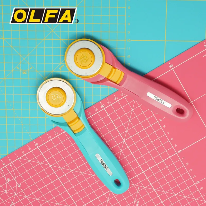 Rotary Cutter For Fabric 45Mm - Olfa RTY-2/C 45mm pisau pemotong Pinkle
