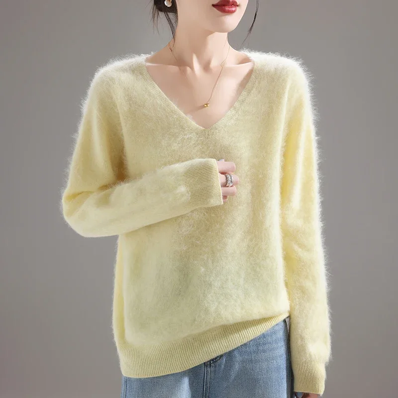 Embroidery - Sweater Wanita 100% Wol Merino 2025,