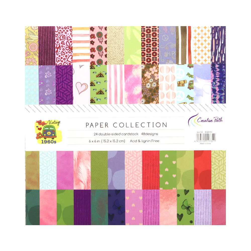 Vintage Junk Journal Scrapbooking Paper - Kertas Dekoratif Scrapbook Motif Bunga Vintage