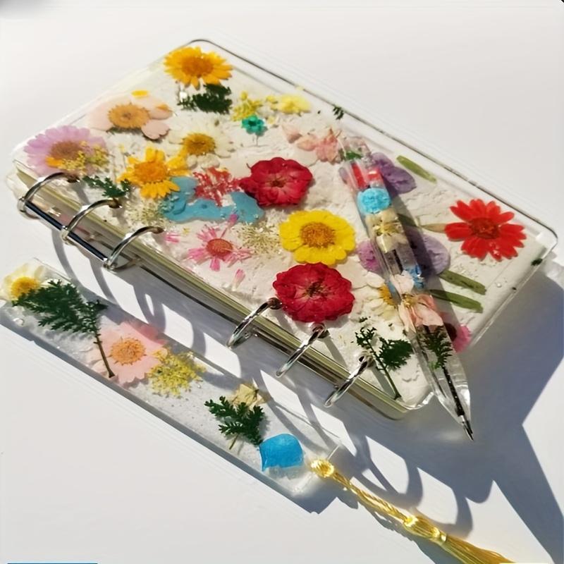 Silicone Epoxy Resin Molds Set - 1 set cetakan sampul buku silikon