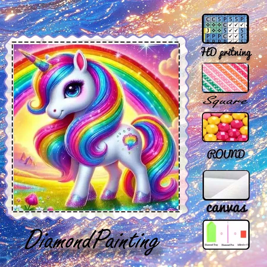 5D Diamond Painting Kit Full Drill - 1 buah kain flocking 5D DIY,