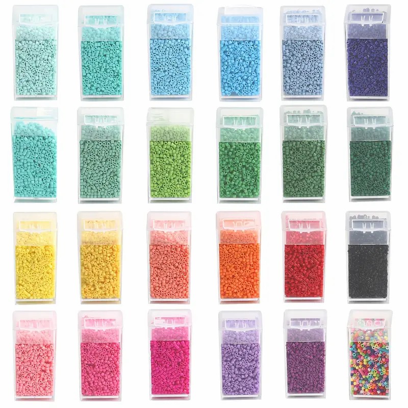 Glass Seed Beads 2Mm Jewelry Making - 1000/3000 buah 2mm manik-manik biji kaca