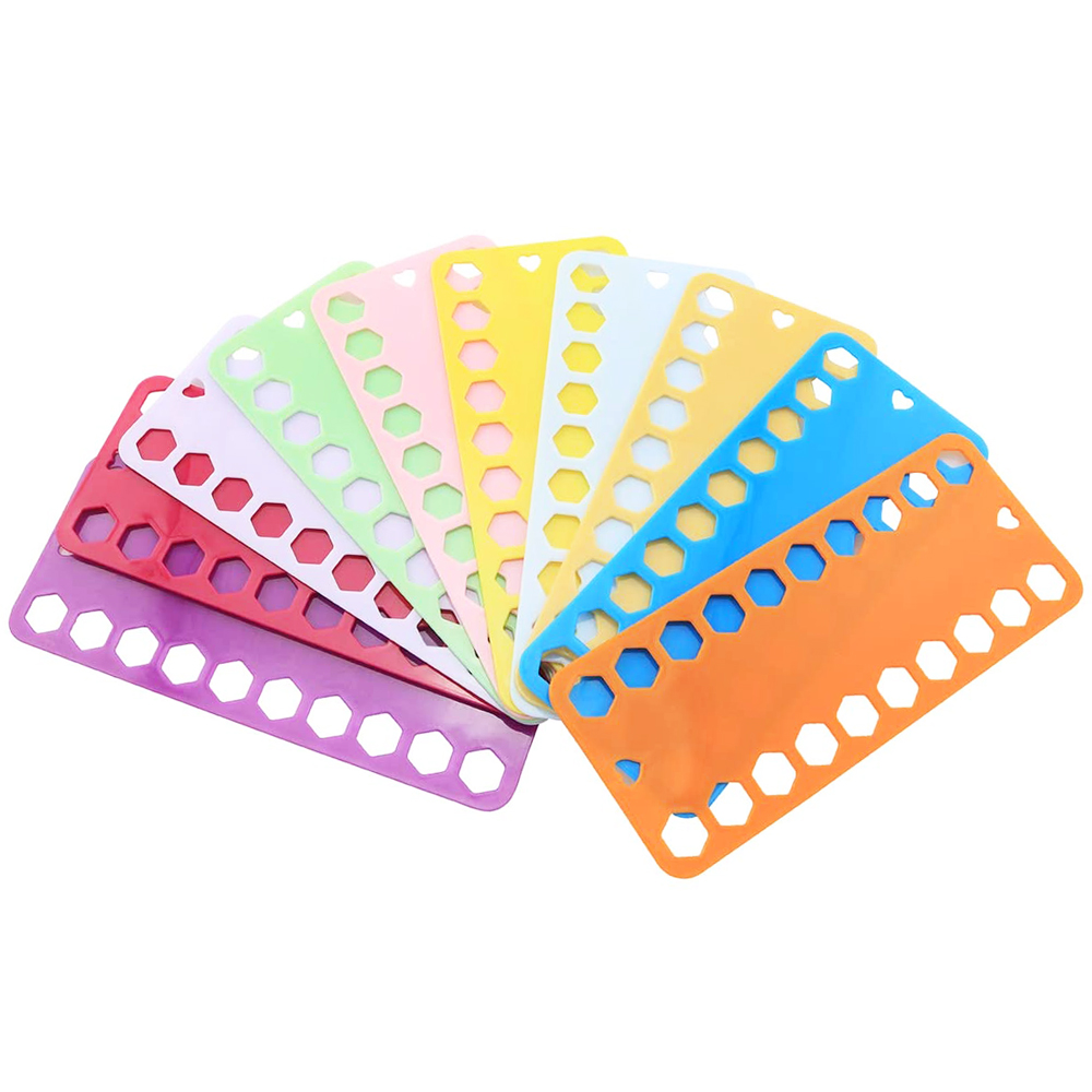 Cotton Embroidery Thread Skeins - 10 buah benang jahit silang papan