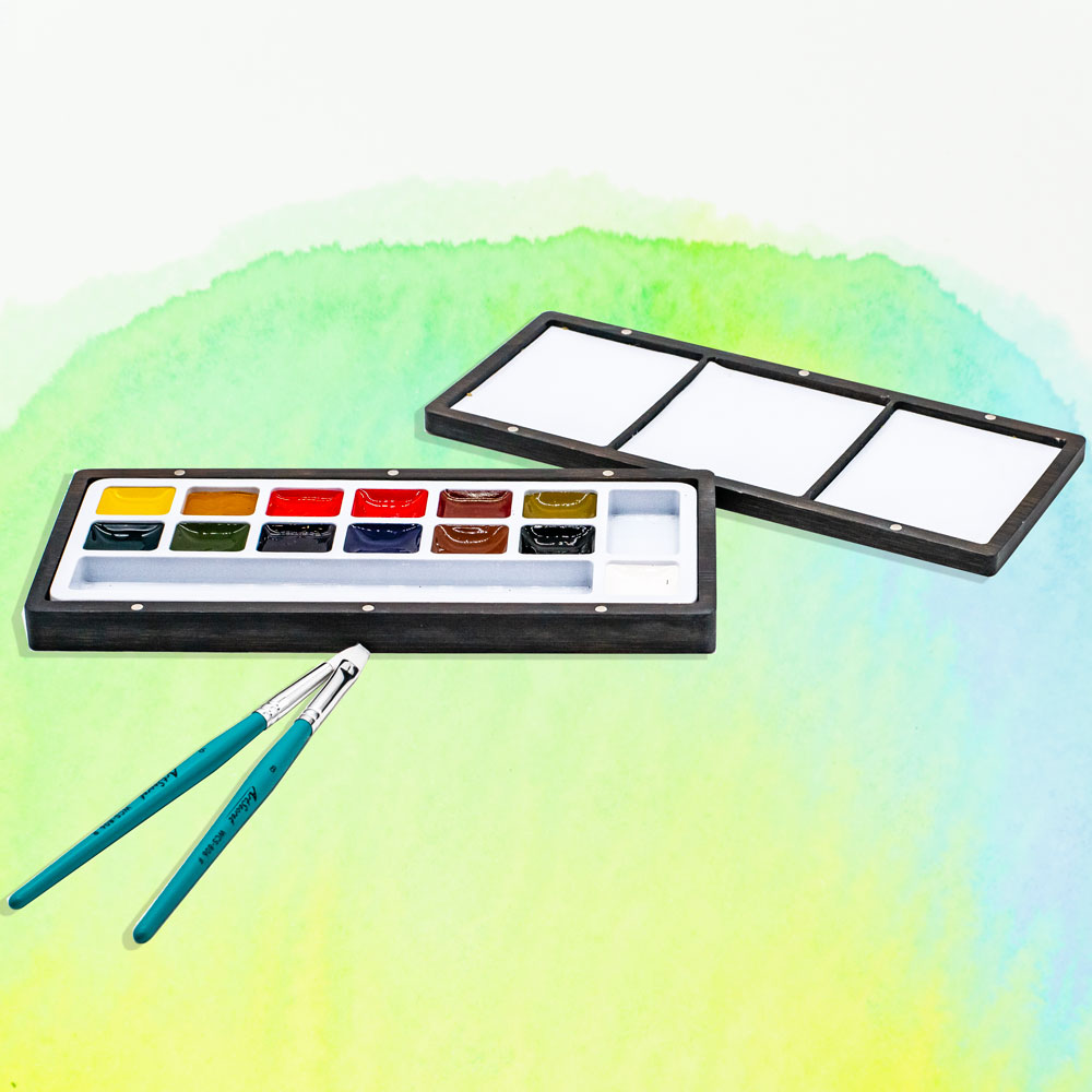 ArtSecret 13 Set Palet Cat Air - Watercolor Paint Set Solid Pigment ulasan dan harga