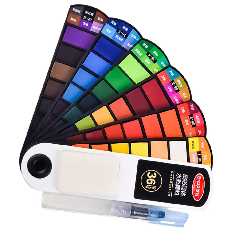 Set Cat Air Lipat Portabel 18/ - Watercolor Paint Set Solid Pigment ulasan dan harga