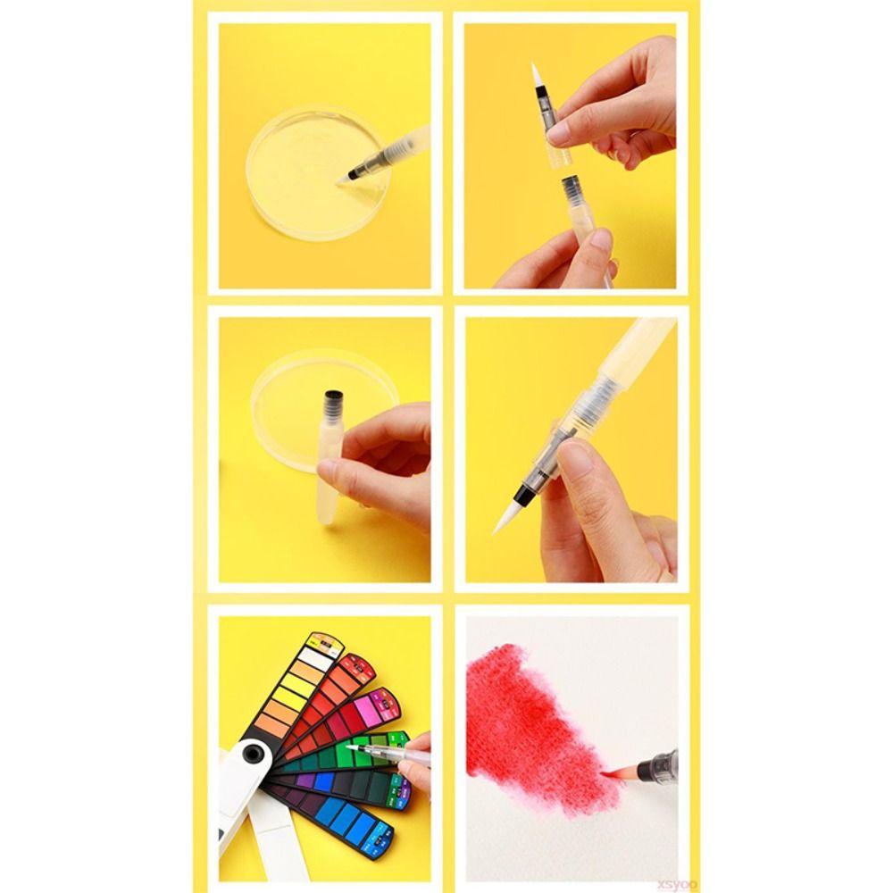 Set Cat Air Lipat Portabel 18/ - Watercolor Paint Set Solid Pigment ulasan dan harga