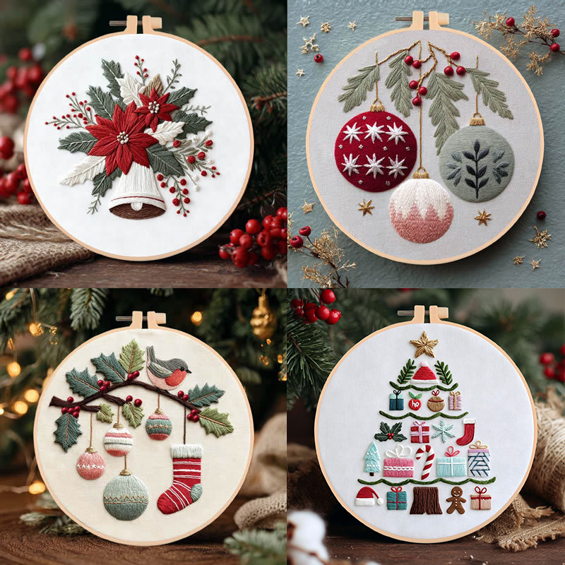 Kit Sulaman DIY Pohon Natal, K - Embroidery ulasan dan harga
