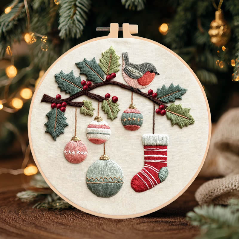 Kit Sulaman DIY Pohon Natal, K - Embroidery ulasan dan harga