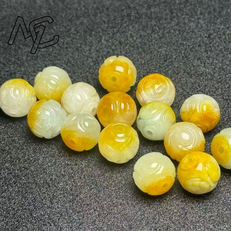 5pcs Manik-manik Bulat Giok Za - Beading ulasan dan harga