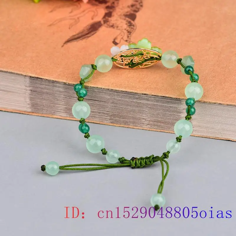 Gelang bunga giok hijau jimat  - Beading ulasan dan harga