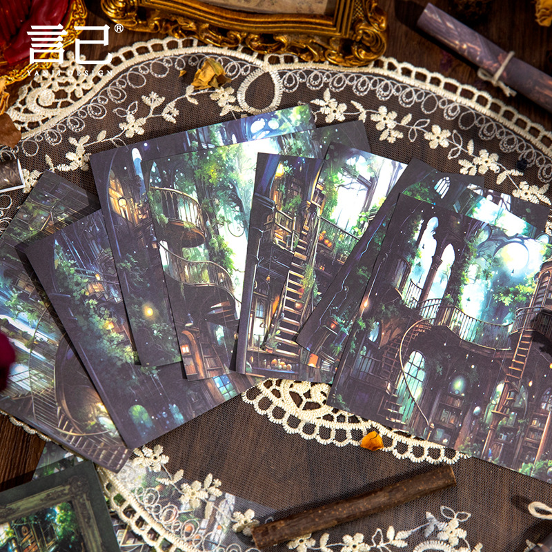40 buah Vintage INS bahan gaya - Vintage Junk Journal Scrapbooking Paper ulasan dan harga