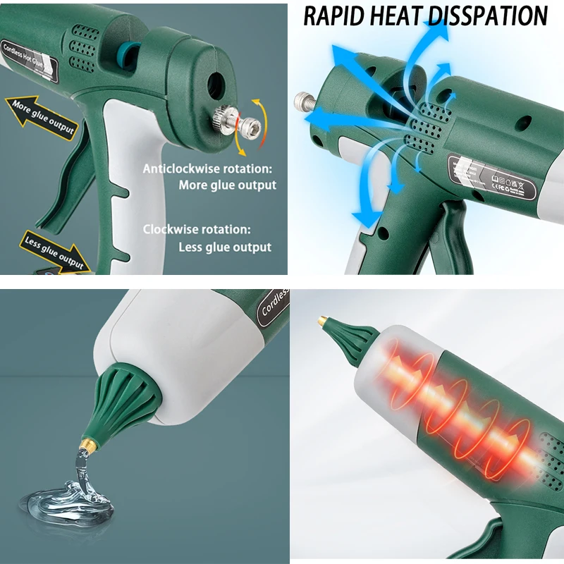 Pistol Lem Panas Tanpa Kabel 1 - Hot Melt Glue Gun Cordless ulasan dan harga