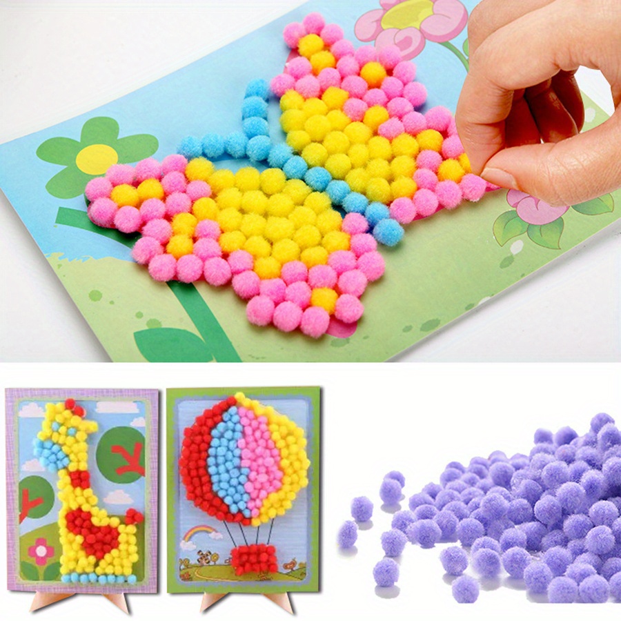 2 Buah 16X21Cm Lukisan Pom-Pom - Painting Supplies ulasan dan harga