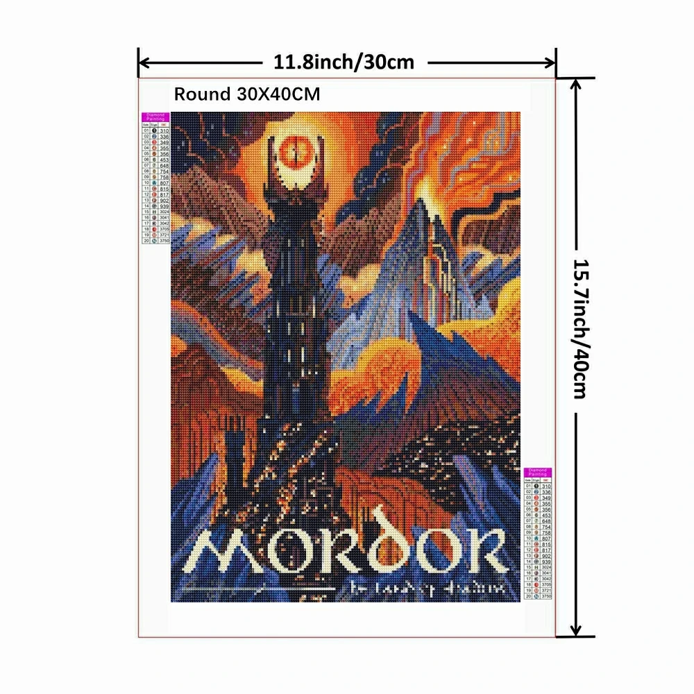 Lukisan Berlian DIY 5D Abstrak - 5D Diamond Painting Kit Full Drill ulasan dan harga