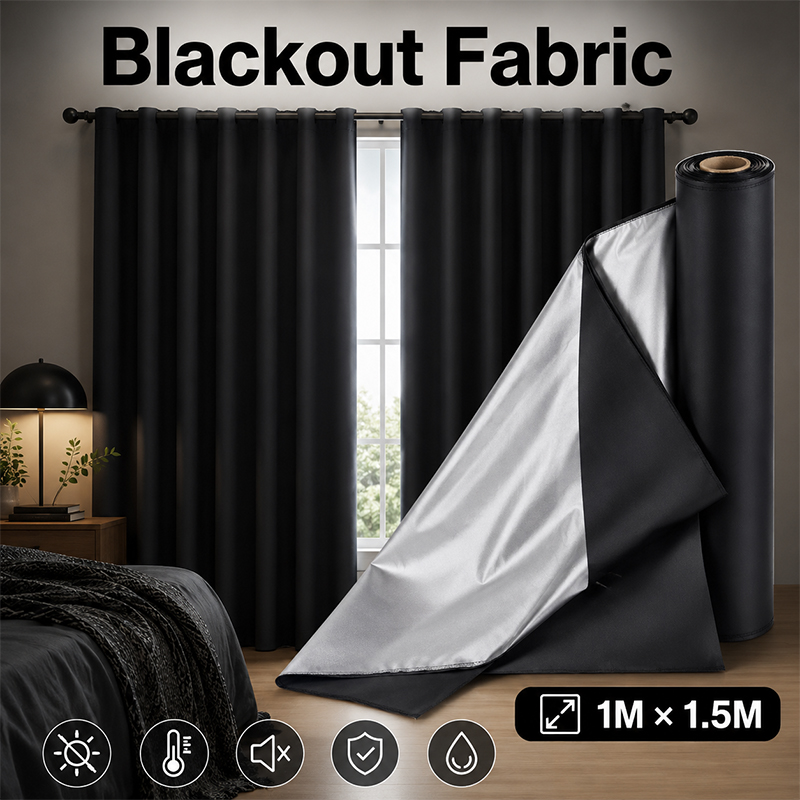 Kain Blackout Berlapis Perak H - Sewing ulasan dan harga