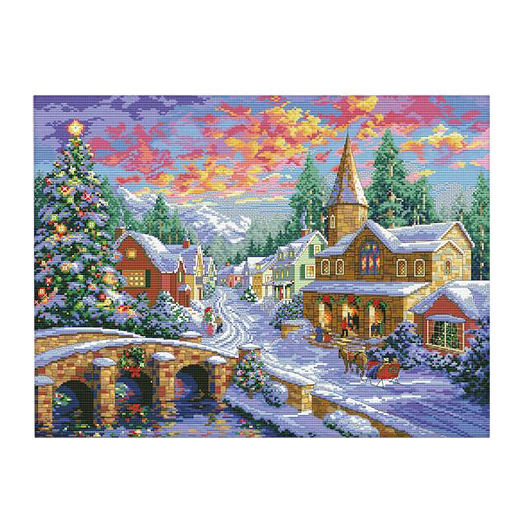 Perlengkapan Kerajinan Jahit D - Cross Stitch Stamped Kits Beginners ulasan dan harga