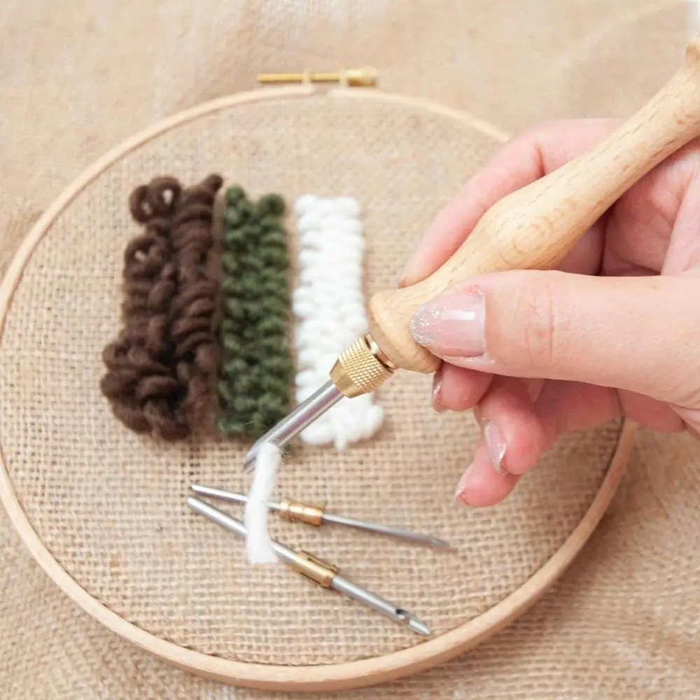 Set Jarum Punch 2.5mm/3.5mm/5m - Cotton Embroidery Thread Skeins ulasan dan harga