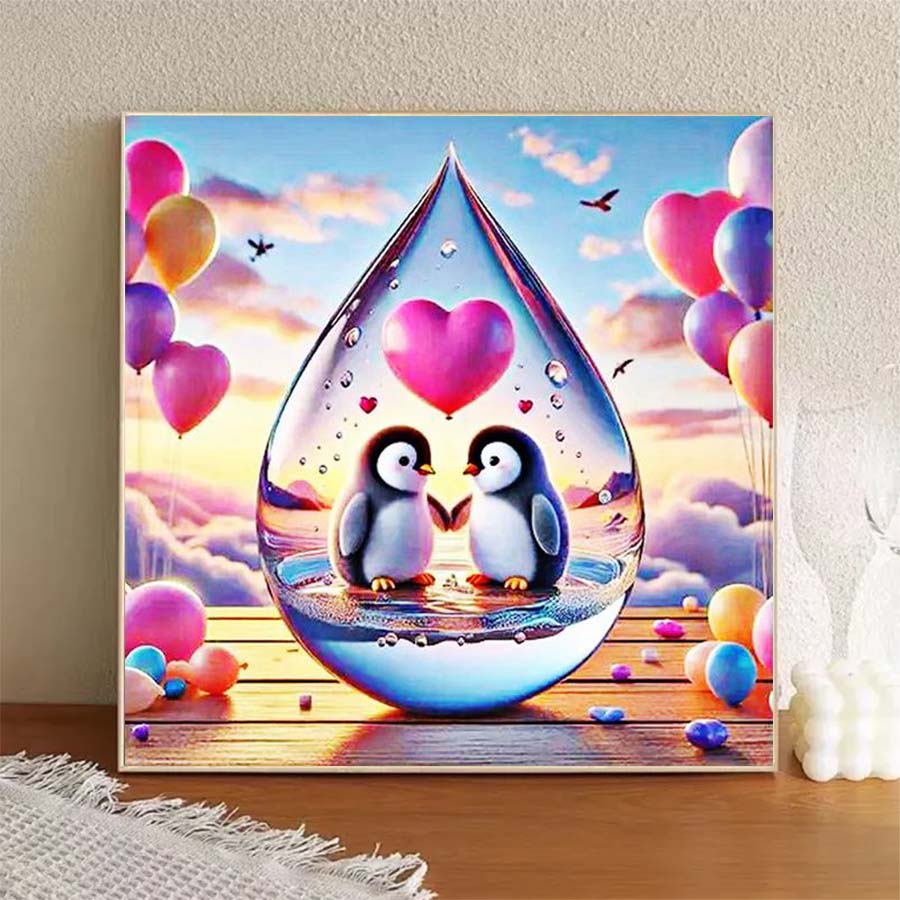 1 buah kain flocking 5D DIY, b - 5D Diamond Painting Kit Full Drill ulasan dan harga