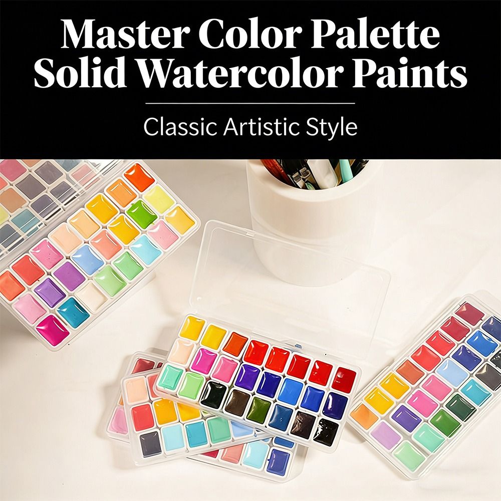 Set Cat Air 24 Warna Plastik 1 - Watercolor Paint Set Solid Pigment ulasan dan harga