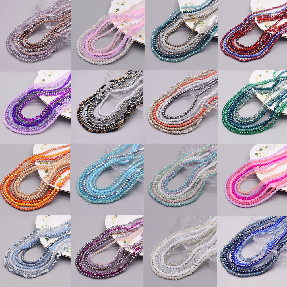 Skema warna 6 untai/tas 4mm ma - Glass Seed Beads 2Mm Jewelry Making ulasan dan harga
