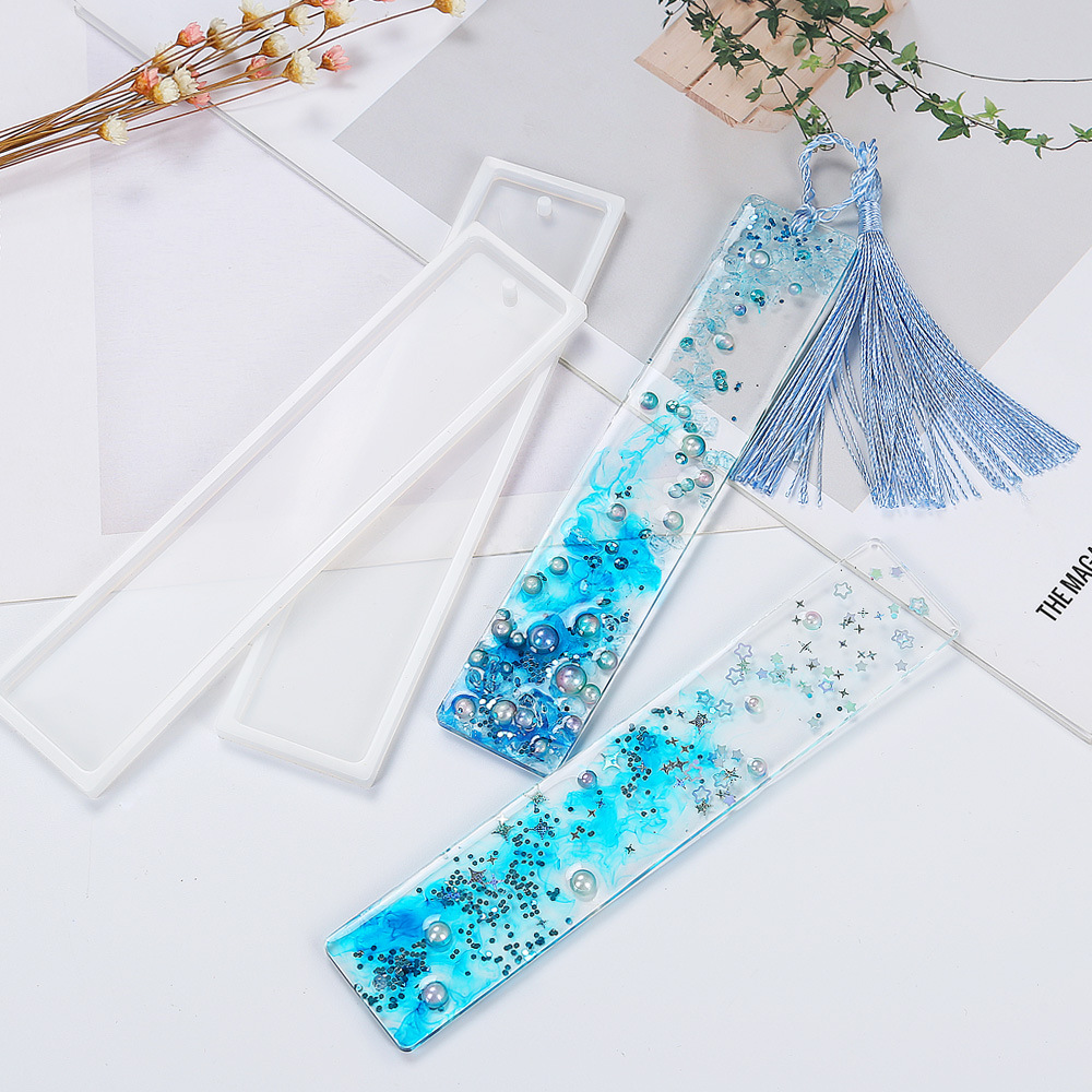 Cetakan Pembatas Buku Silikon  - Silicone Epoxy Resin Molds Set ulasan dan harga