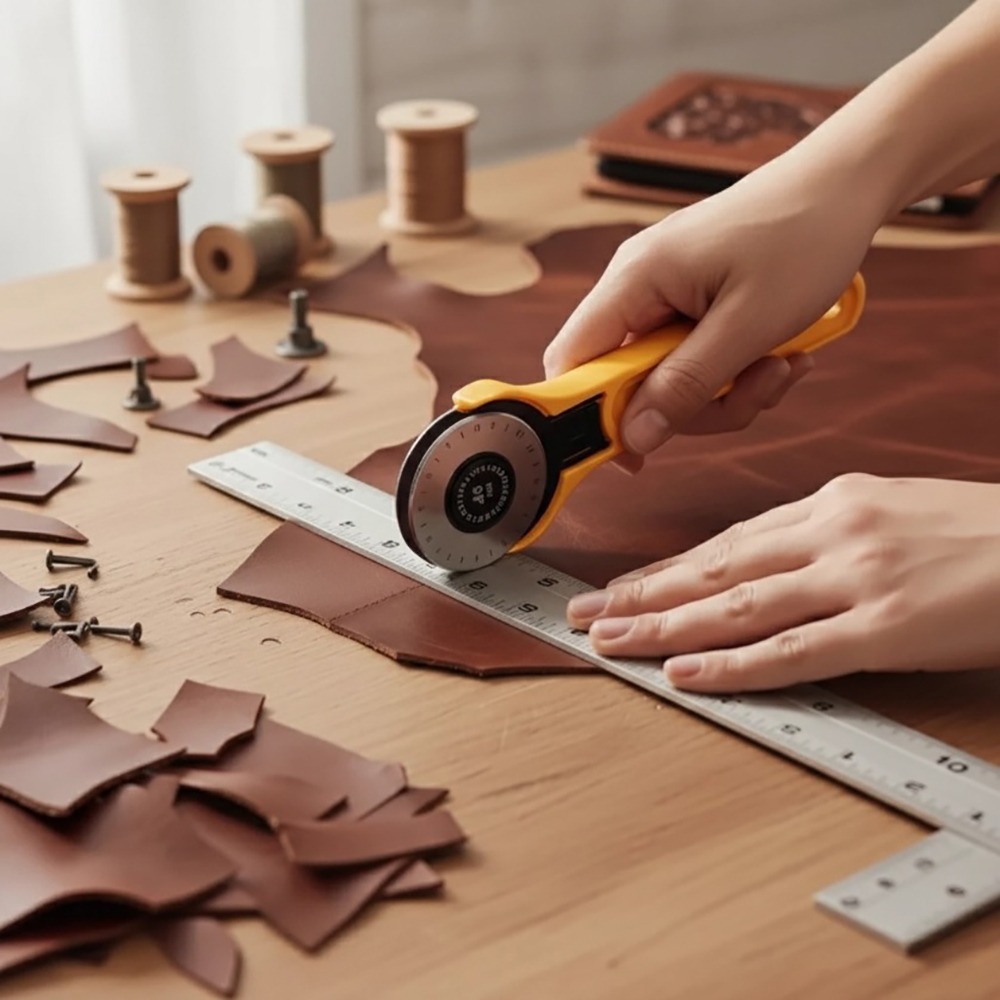 Alat Pemotong Kain Putar 45mm  - Rotary Cutter For Fabric 45Mm ulasan dan harga