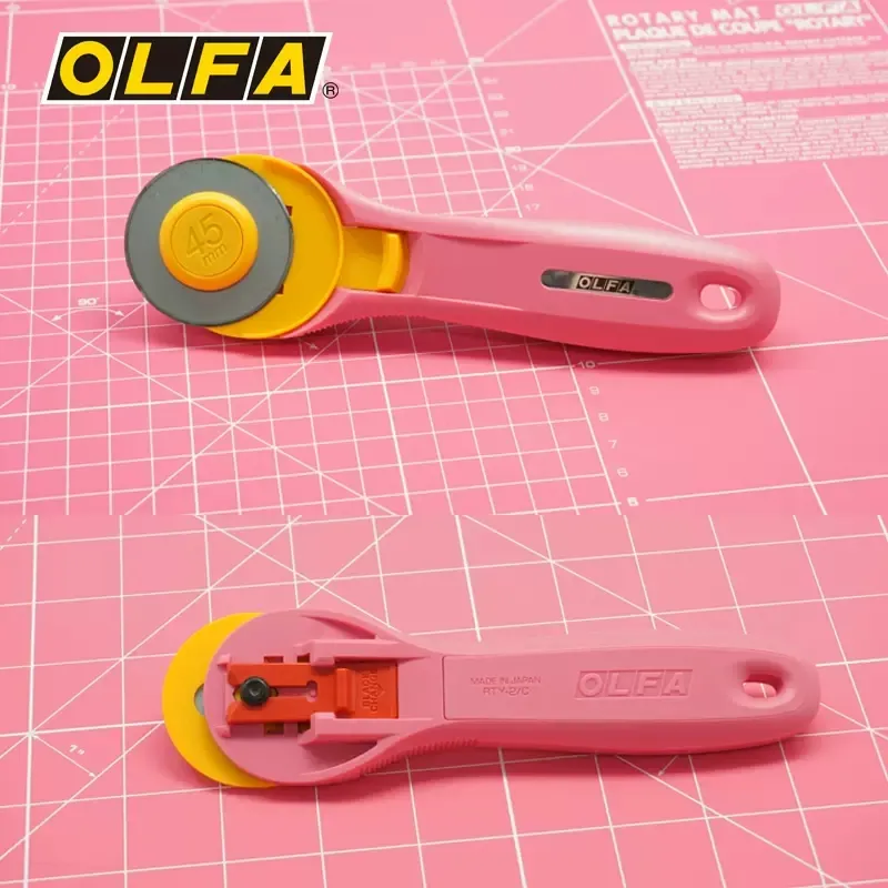 Olfa RTY-2/C 45mm pisau pemoto - Rotary Cutter For Fabric 45Mm ulasan dan harga