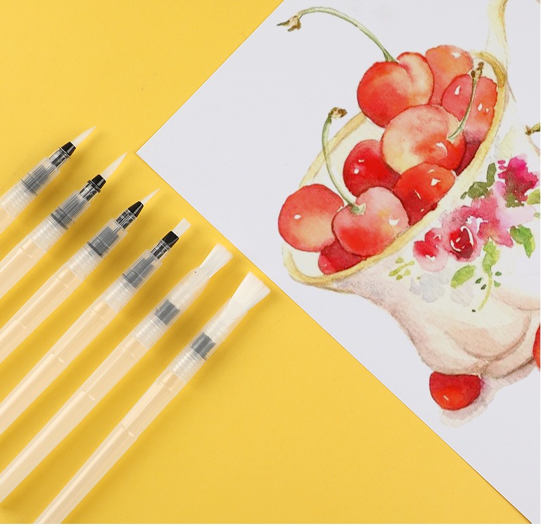 Set pena air keran pena pigmen - Watercolor Paint Set Solid Pigment ulasan dan harga