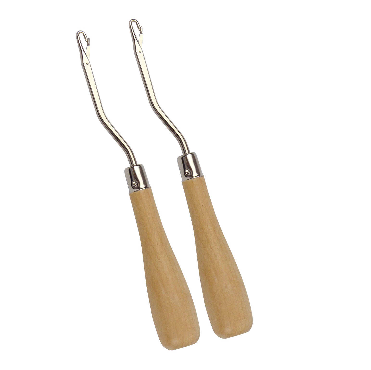 2 Buah Jarum Kait Rajut dengan - Wooden Crochet Hooks Ergonomic Handle ulasan dan harga