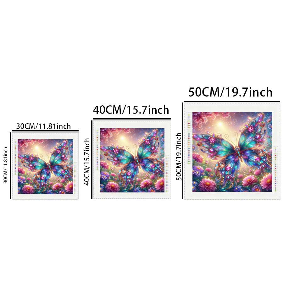 1 buah kain flocking 5D DIY, b - 5D Diamond Painting Kit Full Drill ulasan dan harga
