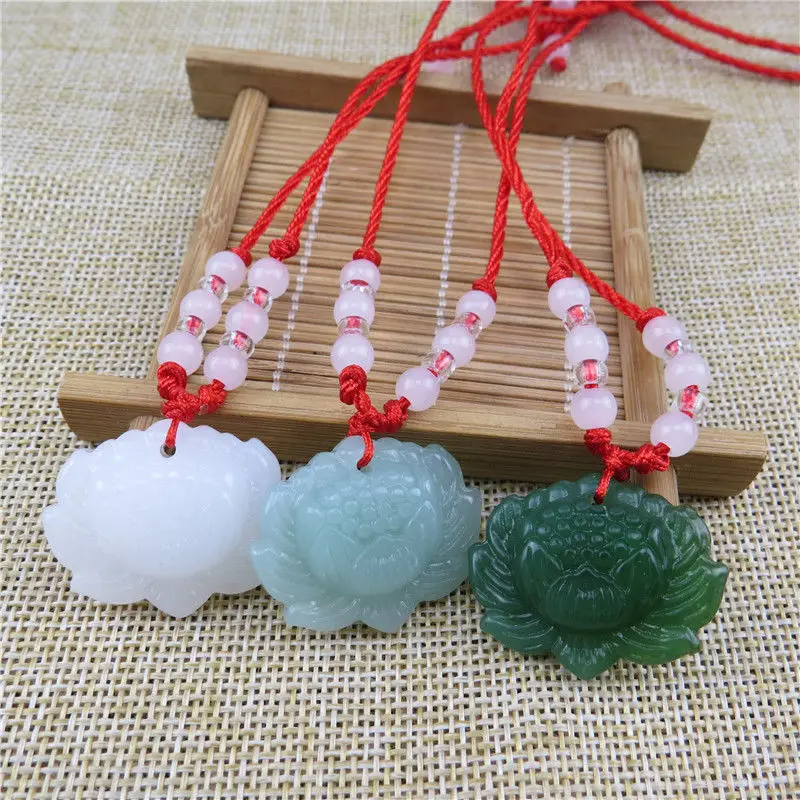 Kalung Liontin Bunga Teratai B - Beading ulasan dan harga