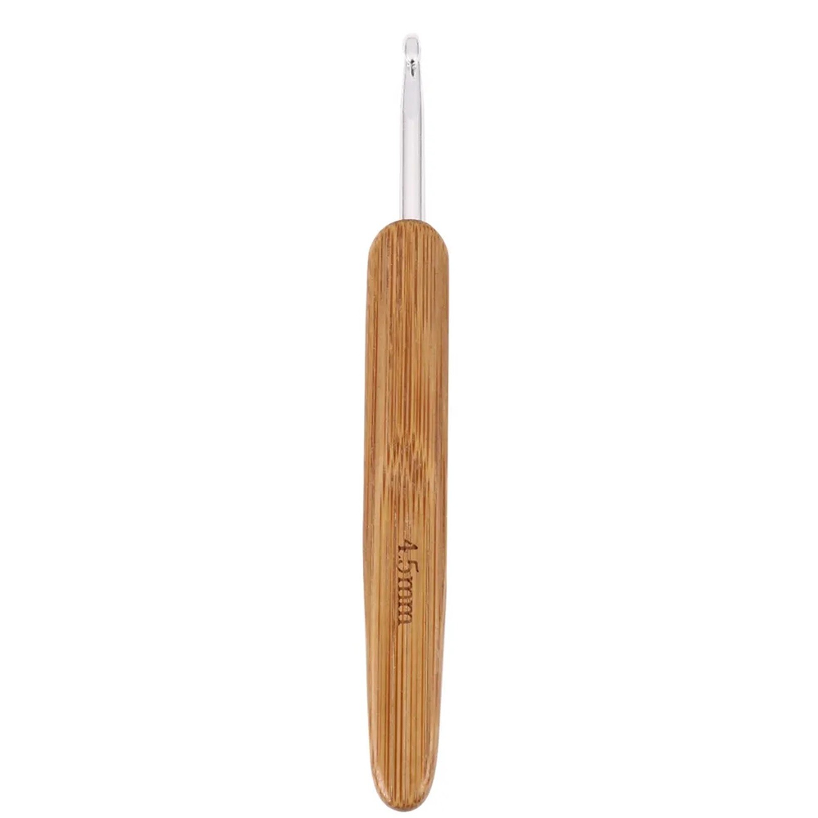 Set Kait Rajut Kayu Bambu Arti - Wooden Crochet Hooks Ergonomic Handle ulasan dan harga