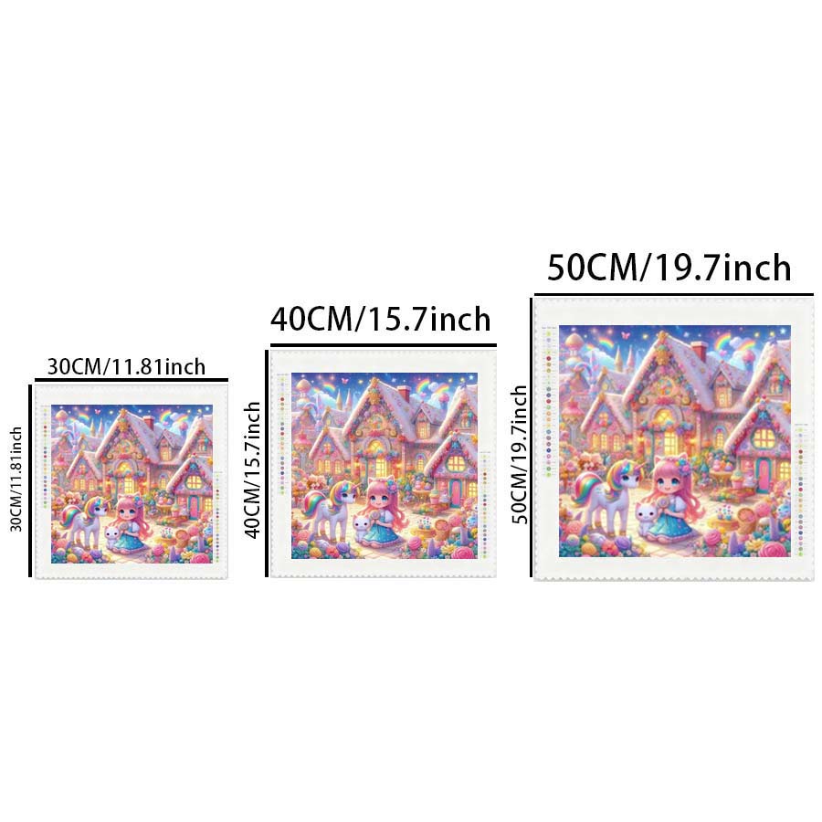 1 buah kain flocking 5D DIY, b - 5D Diamond Painting Kit Full Drill ulasan dan harga