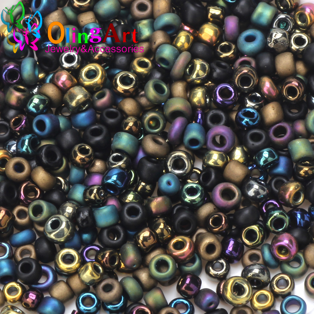 Manik-manik Biji Kaca Kristal  - Glass Seed Beads 2Mm Jewelry Making ulasan dan harga