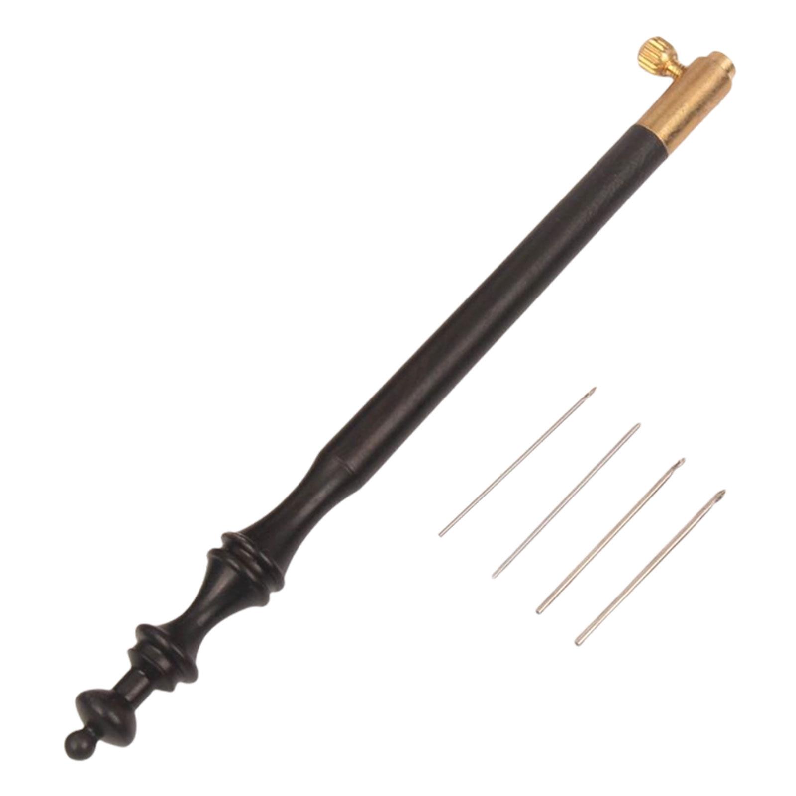 Alat Jarum Rajut dan Sulaman E - Wooden Crochet Hooks Ergonomic Handle ulasan dan harga