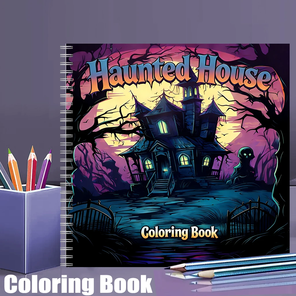 Buku Mewarnai Rumah Hantu untu - Painting Supplies ulasan dan harga