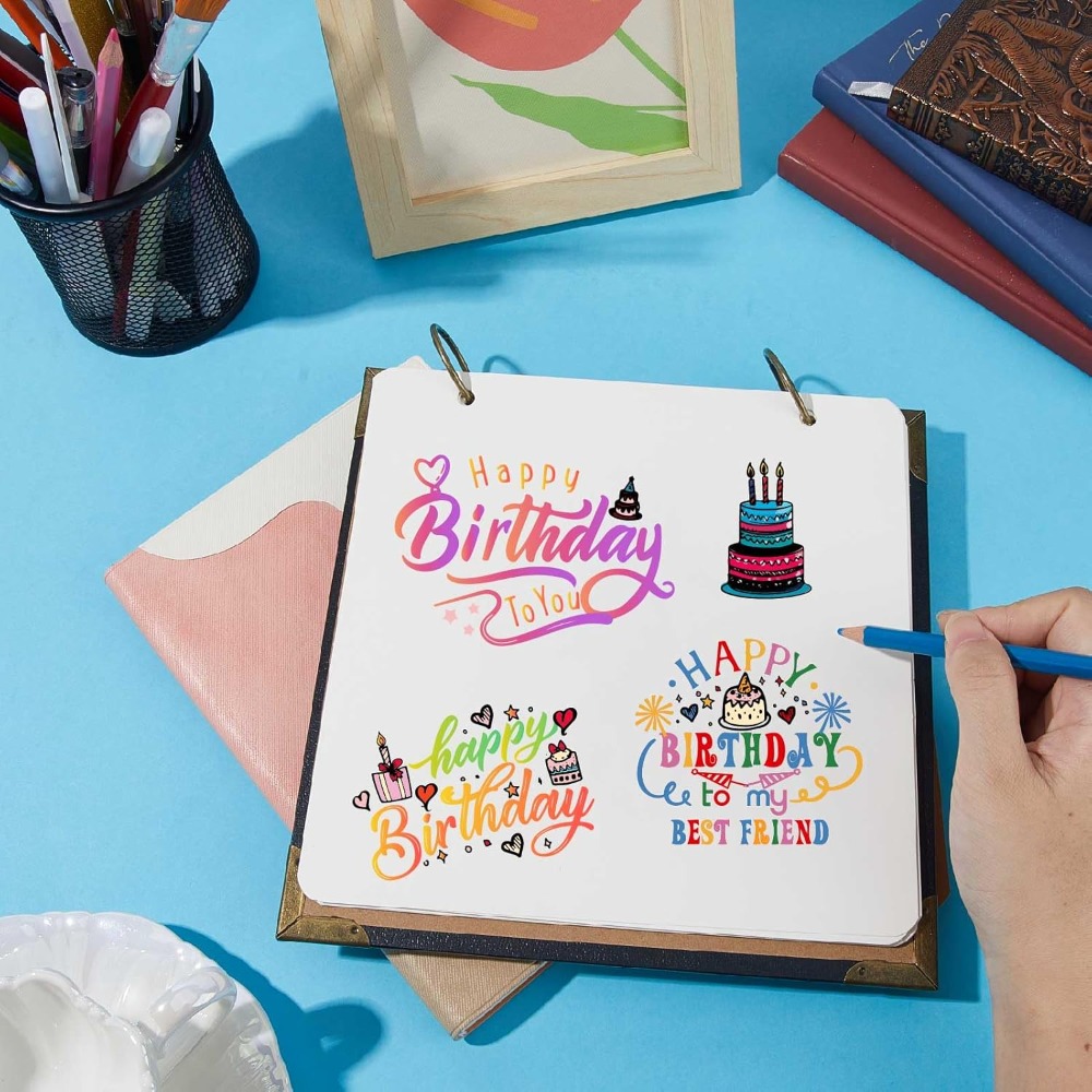 Stempel Bening Selamat Ulang T - Clear Silicone Stamps For Card Making ulasan dan harga