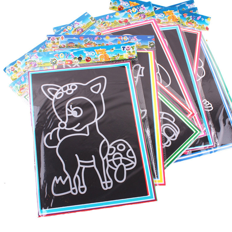 10 Lembar Kertas Lukis Gores S - Painting Supplies ulasan dan harga