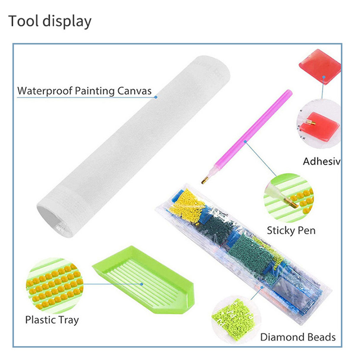 Kit Lukisan Berlian Foto Kusto - 5D Diamond Painting Kit Full Drill ulasan dan harga