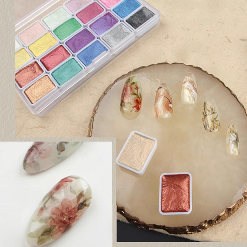 Portable56 Warna Pigmen Padat  - Watercolor Paint Set Solid Pigment ulasan dan harga