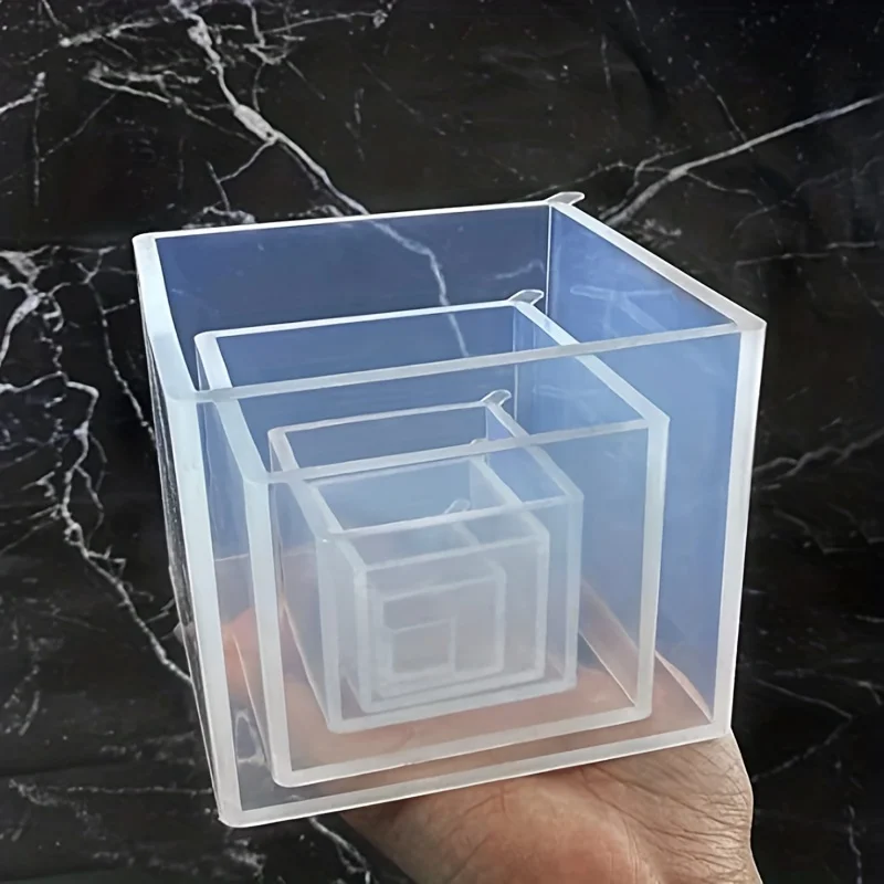 5 buah cetakan Resin persegi s - Silicone Epoxy Resin Molds Set ulasan dan harga