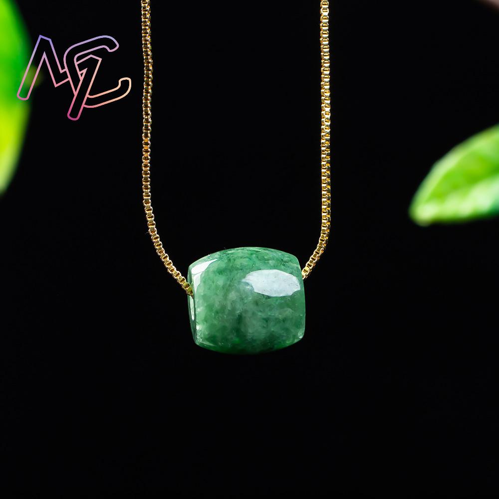 Liontin Manik Giok Asli Alami  - Beading ulasan dan harga