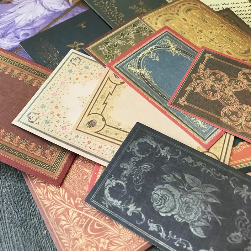 16Pcs Kertas Karton Vintage Bo - Vintage Junk Journal Scrapbooking Paper ulasan dan harga