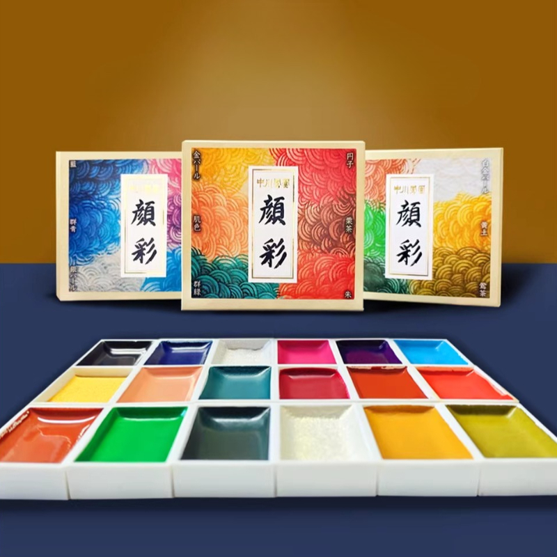 Set Cat Air Padat Jepang, Pigm - Watercolor Paint Set Solid Pigment ulasan dan harga