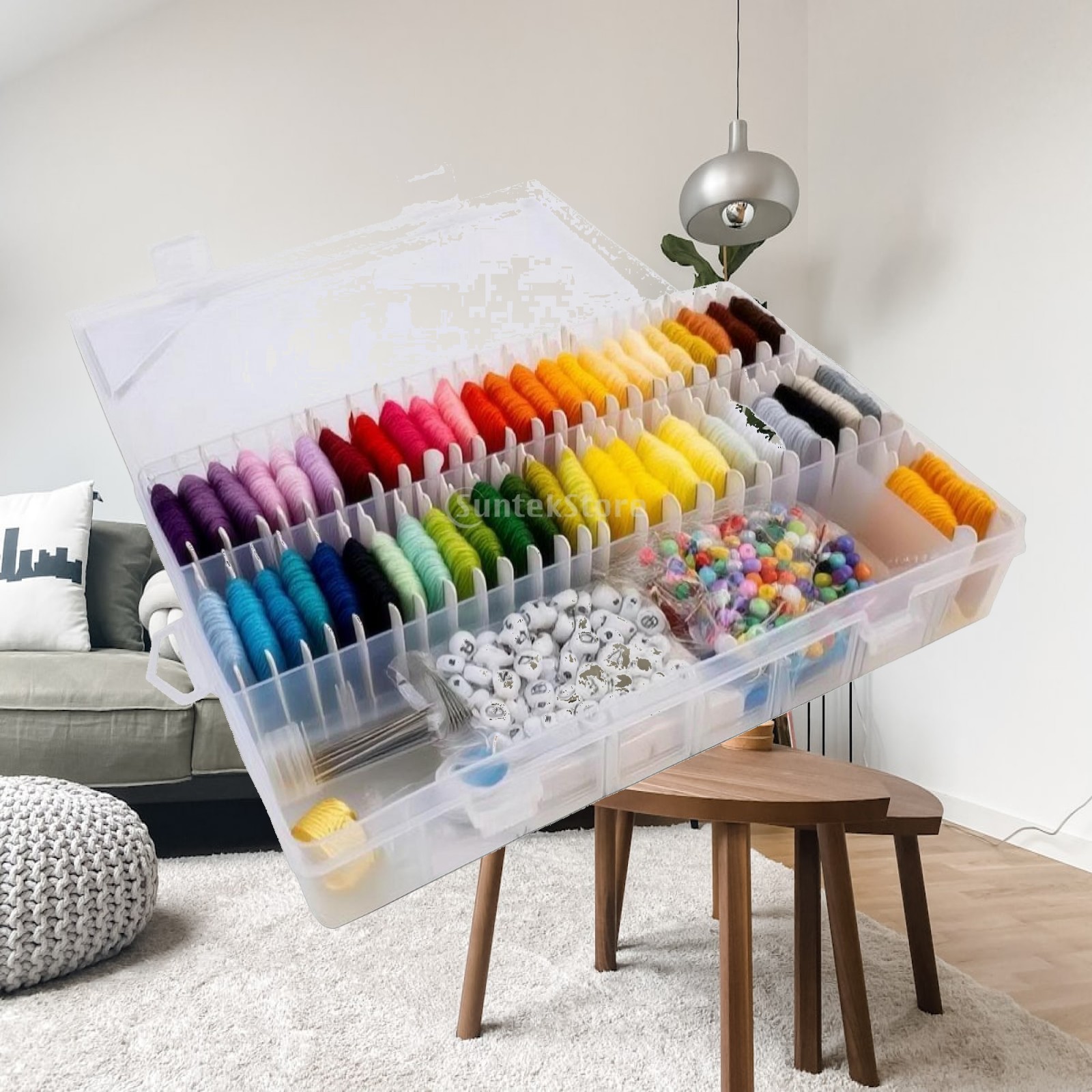 Kit Benang Bordir dengan Organ - Embroidery ulasan dan harga